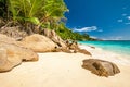 Beautiful Anse Intendance beach at Seychelles Royalty Free Stock Photo