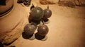 Beautiful antique globes in the Arab market Royalty Free Stock Photo