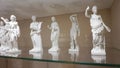 Beautiful antique statues in the Imperial Silver Collection