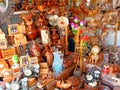 Beautiful Antique Wooden Showpieces In India. Royalty Free Stock Photo