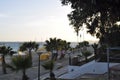 The beautiful Aphrodite Beach Agios Tychon Beach Limassol in Cyprus