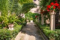 Historic bath. Banys arabs in Palma de Mallorca Royalty Free Stock Photo