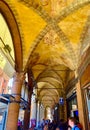 A beautiful arcade in Bologna