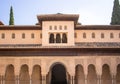 Entrance of courtyard of the Lions in the Alhambra Granada, Spain