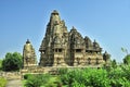 Beautiful architectural building of Visvanatha Temple at Khajuraho