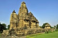 Beautiful architectural building of Visvanatha Temple at Khajuraho