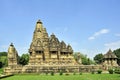 Beautiful architectural building of Visvanatha Temple at Khajuraho