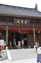 Shanghai, 2nd may: The Jade Buddha Temple courtyard building from Shanghai