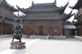 Shanghai, 2nd may: The Jade Buddha Temple courtyard building from Shanghai