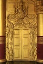 Beautiful Architecture of Ancient Gold Door