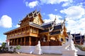 Beautiful architecture of Ban Den temple, Thailand Royalty Free Stock Photo