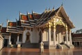 Beautiful Architecture Buddist Building Wat Pra Sri Mahatatu