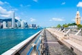 Beautiful architecture building exterior cityscape of hong kong Royalty Free Stock Photo