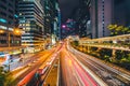 Beautiful architecture building exterior cityscape of hong kong city skyline Royalty Free Stock Photo