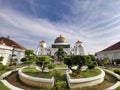 Beautiful architecture building of Straits Mosque or Masjid Selat