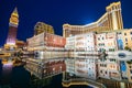 Beautiful architecture building of venetian and other hotel resort and casino