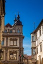 Beautiful architecture of the buildings at Prague old town Royalty Free Stock Photo