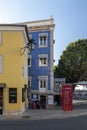 Beautiful architecture of buildings in Sintra village