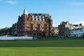 Beautiful architecture of the city of St. Andrews near the golf course in Scotland Royalty Free Stock Photo