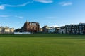 Beautiful architecture of the city of St. Andrews near the golf course in Scotland Royalty Free Stock Photo