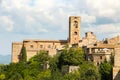 Beautiful architecture of Colle di Val d`Elsa, small town in the province of Siena, Tuscany, central Italy Royalty Free Stock Photo