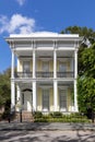 beautiful architecture and deep history of one of New Orleans oldest and most famous neighborhoods, the Garden District Royalty Free Stock Photo