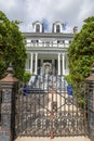 architecture and deep history of one of New Orleans oldest and most famous neighborhoods, the Garden District, Louisiana Royalty Free Stock Photo