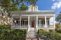 beautiful architecture and deep history of one of New Orleans oldest and most famous neighborhoods, the Garden District Royalty Free Stock Photo