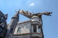 The beautiful architecture of the details of the Harry Potter