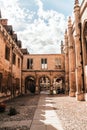 Entrance of Peterhouse, a college of Cambridge University, England Royalty Free Stock Photo