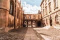 Entrance of Peterhouse, a college of Cambridge University, England Royalty Free Stock Photo