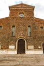 Beautiful architecture of Faenza cathedral Cattedrale di San Pietro Apostolo