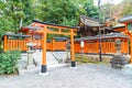 Beautiful Architecture Fushimiinari Taisha ShrineTemple in Kyoto Royalty Free Stock Photo