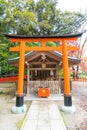 Beautiful Architecture Fushimiinari Taisha ShrineTemple in Kyoto Royalty Free Stock Photo