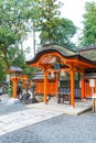 Beautiful Architecture Fushimiinari Taisha ShrineTemple in Kyoto Royalty Free Stock Photo