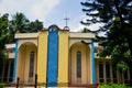 Beautiful architecture of holy catholic church. Saint RitaÃ¢â¬â¢s Cathedral Church in Bangladesh