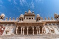 Beautiful architecture of Jaswant Thada cenotaph, Jodhpur, Rajasthan,India. in memory of Maharaja Jaswant Singh II. Makrana marble