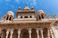 Beautiful architecture of Jaswant Thada cenotaph, Jodhpur, Rajasthan,India. in memory of Maharaja Jaswant Singh II. Makrana marble Royalty Free Stock Photo