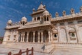 Beautiful architecture of Jaswant Thada cenotaph, Jodhpur, Rajasthan,India. in memory of Maharaja Jaswant Singh II. Makrana marble