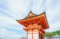 Beautiful Architecture in Kiyomizu-dera Temple Kyoto, Japan. Royalty Free Stock Photo