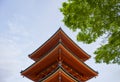 Beautiful Architecture in Kiyomizu-dera Temple Kyoto, Japan Royalty Free Stock Photo