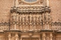 Beautiful architecture of Montserrat monastery, popular travel destination in Catalonia, Spain Royalty Free Stock Photo