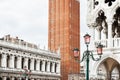 Beautiful architecture on San Marco square in Venice, Italy Royalty Free Stock Photo