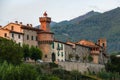 Beautiful architecture of small commune Castiglione di Garfagnana Royalty Free Stock Photo