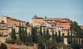 Beautiful architecture small town in Tuscany Royalty Free Stock Photo
