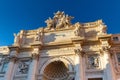 Beautiful architecture of the Trevi Fountain in Rome, Italy Royalty Free Stock Photo