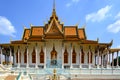 Silver Pagoda in Royal Palace in Phnom Penh, Cambodia. Building in the complex of the residence of the King of Cambodia.