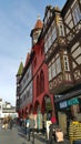 Shops with beautiful facade at Fulda, Germany