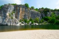 Ardeche river in France