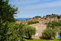 Little village of Banne in the Ardeche area in france